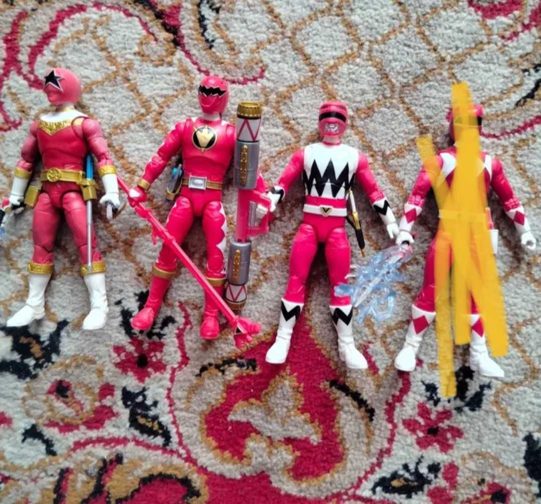 Power Rangers figurki lightning collection hasbro czerwoni rengersi