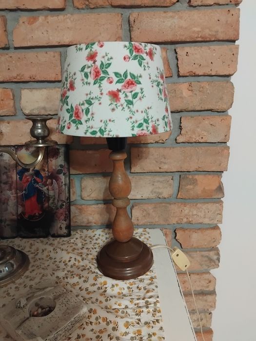 Lampka nocna prl stylowa wiejska sielska