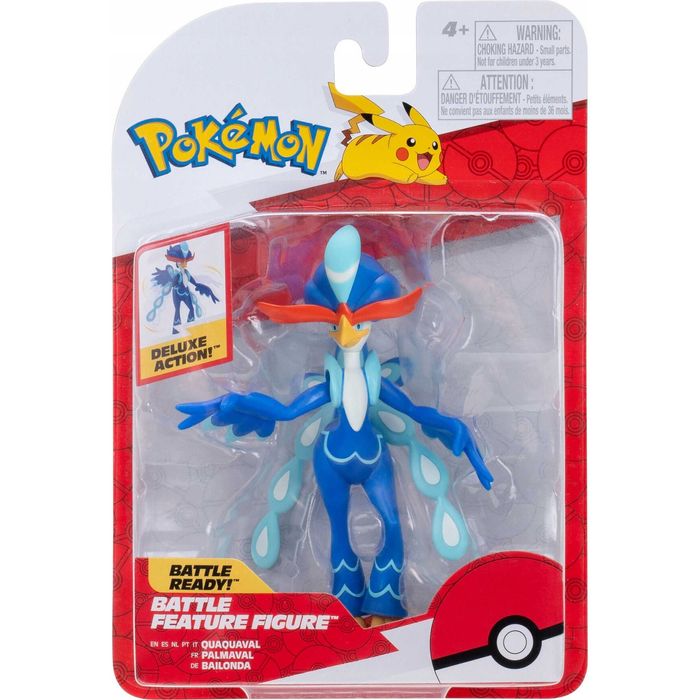 Pokemon Battle Feature Figure Deluxe Oryginalna Figurka Quaquaval
