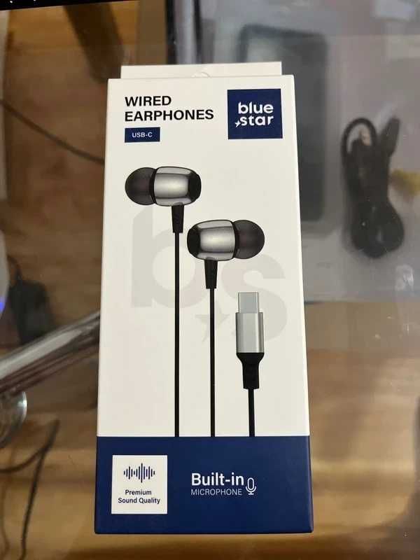 Słuchawki z wejściem USB -C z mikrofonem
