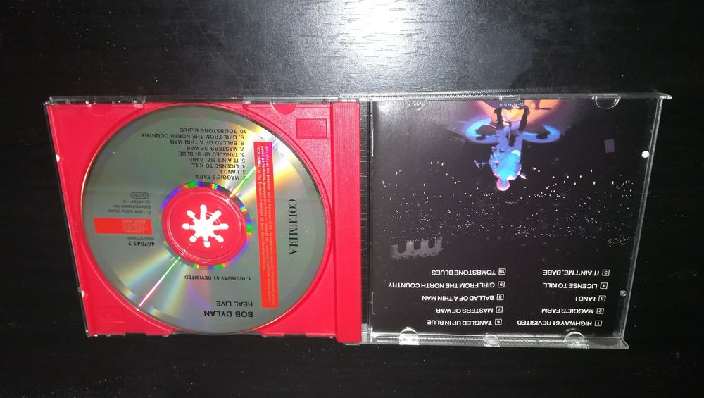 CD "Real Live" de Bob Dylan (COMO NOVO)