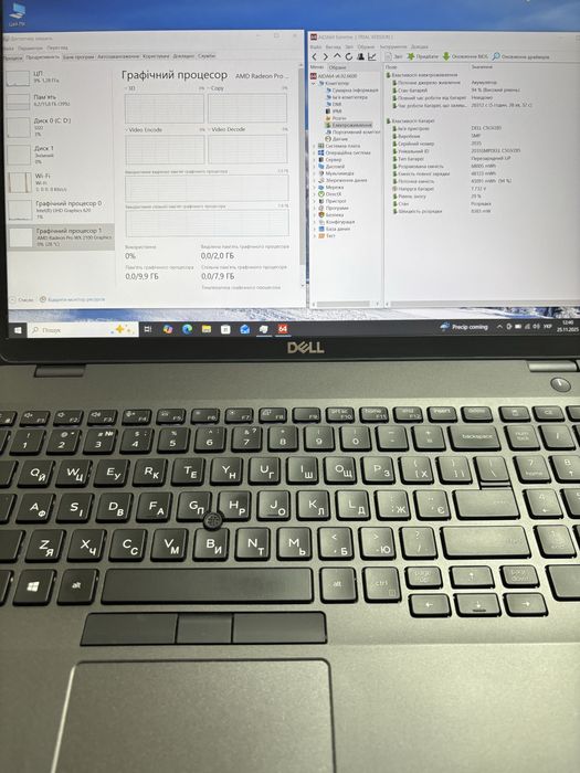 Dell Precision 3540 з відеокартою AMD