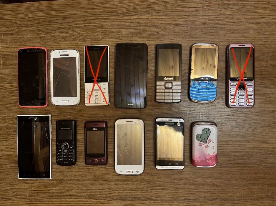 Телефони на запчастини на деталі