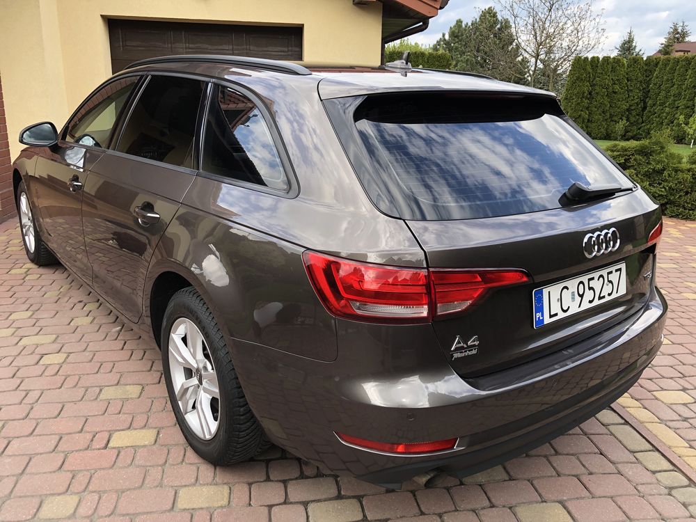 Audi A4 2016 Benzyna Ledy Ambiente Stan Ideał Mokka Navi