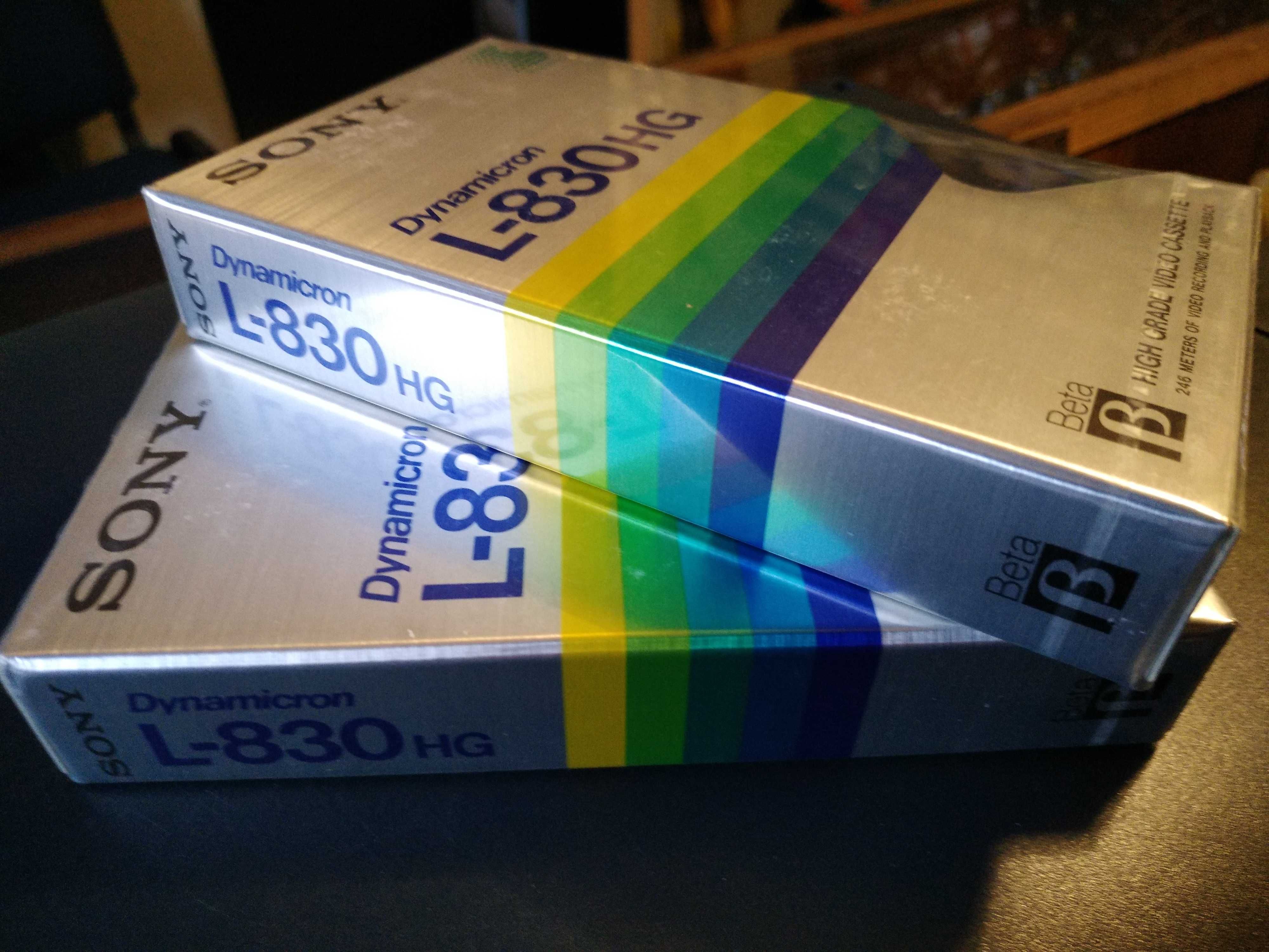 Видеокассеты формата BETAMAX:
- Sony Dynamicron L-250/830 NG