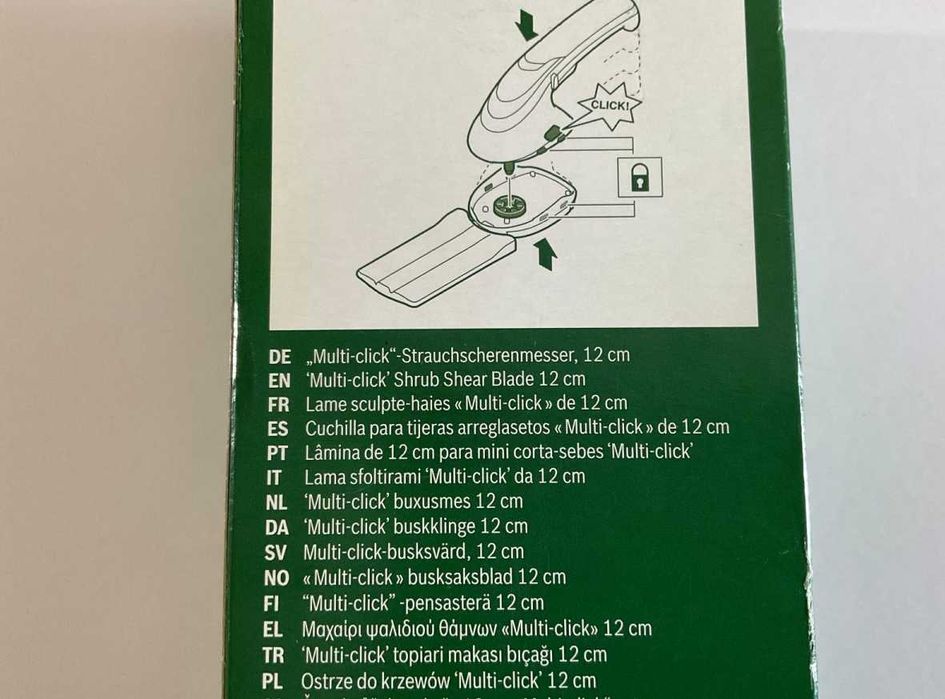 BOSCH ostrze do krzewów Multi-Click 12 cm ISIO