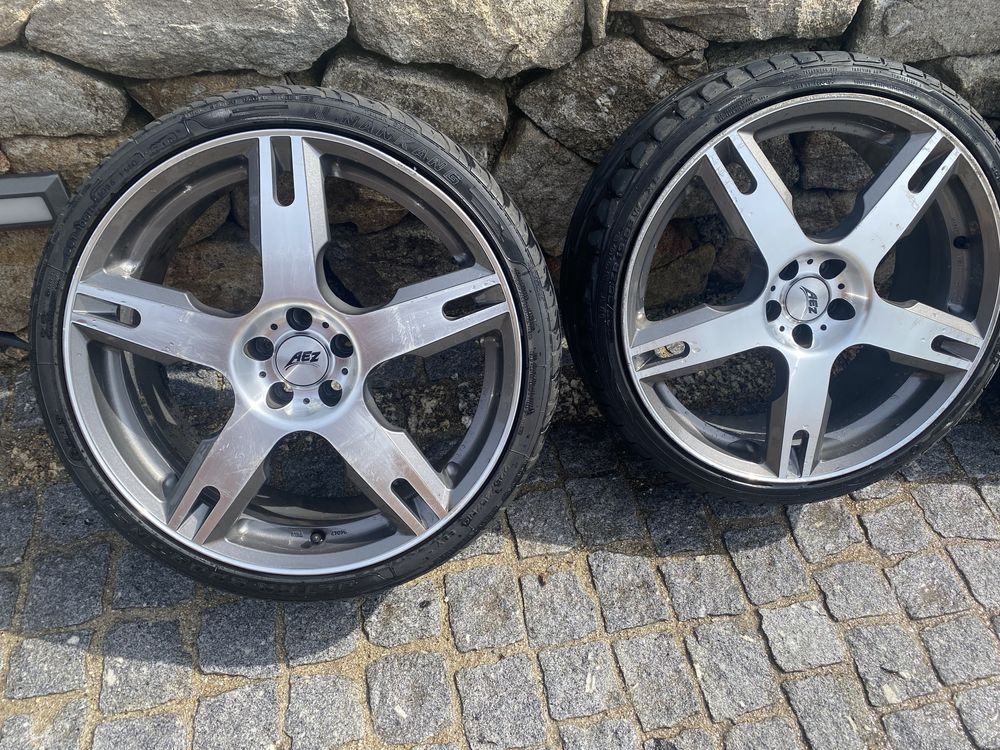 4 jantes com pneus seminovos