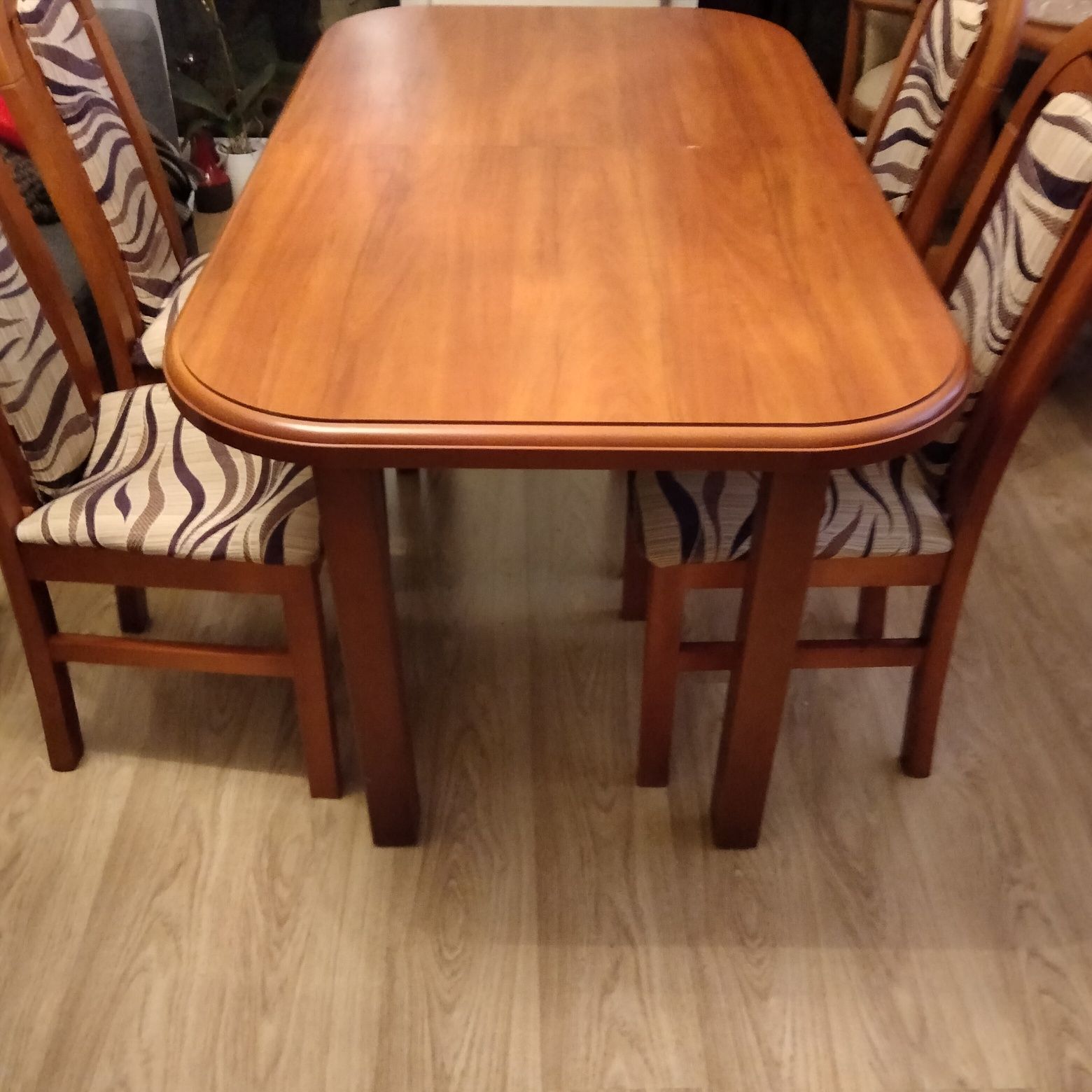 Stół do salonu firmy Bodzio + 6 Krzeseł