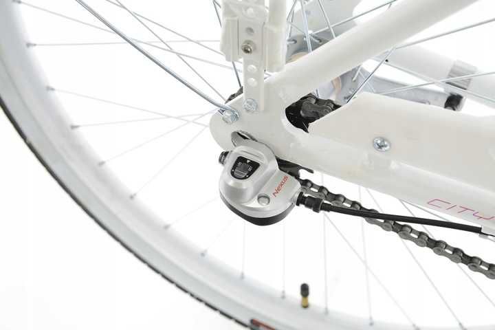 Rower miejski aluminium Kands Escape rama 15 i 17 cali koło 26 " biały