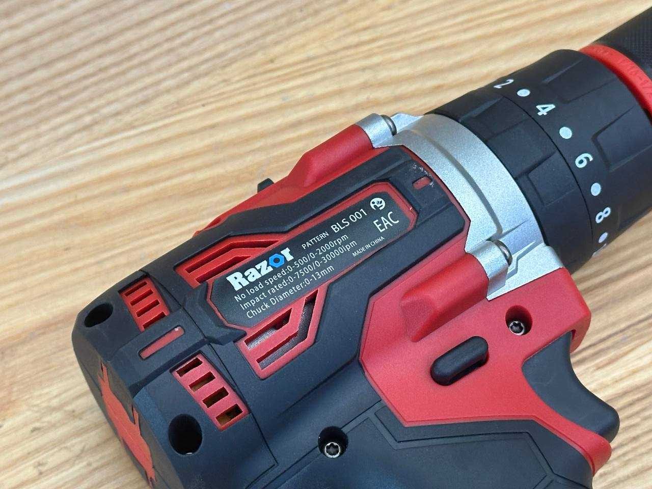 Безщітковий Шуруповерт 90Nm Razor BLS 001 – Потужний і надійний +Удар