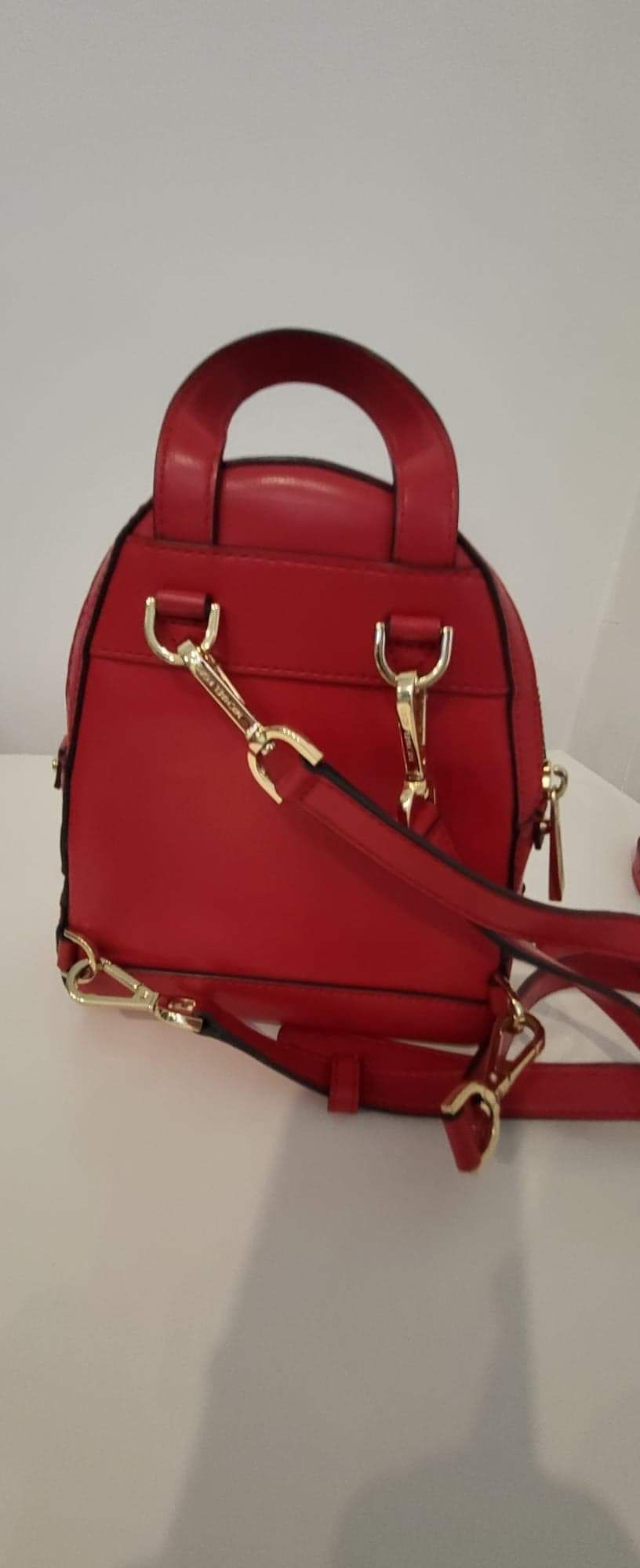 Plecak czerwony Rhea Mini Leather Backpack Michael Kors
Rhea Mini Lea
