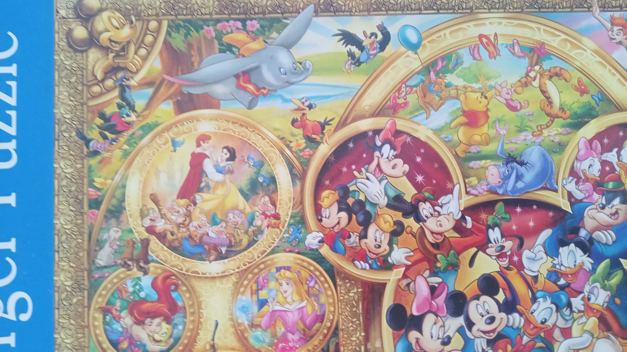 Puzzle duża układanka 1000 szt. Disney ,Król lew Piotruś Pan 70 x50 cm