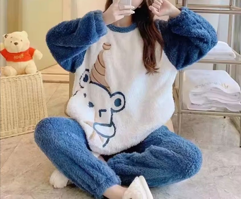 Тёплые домашние пижамы