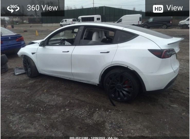 Разборка Tesla Model Y Performance