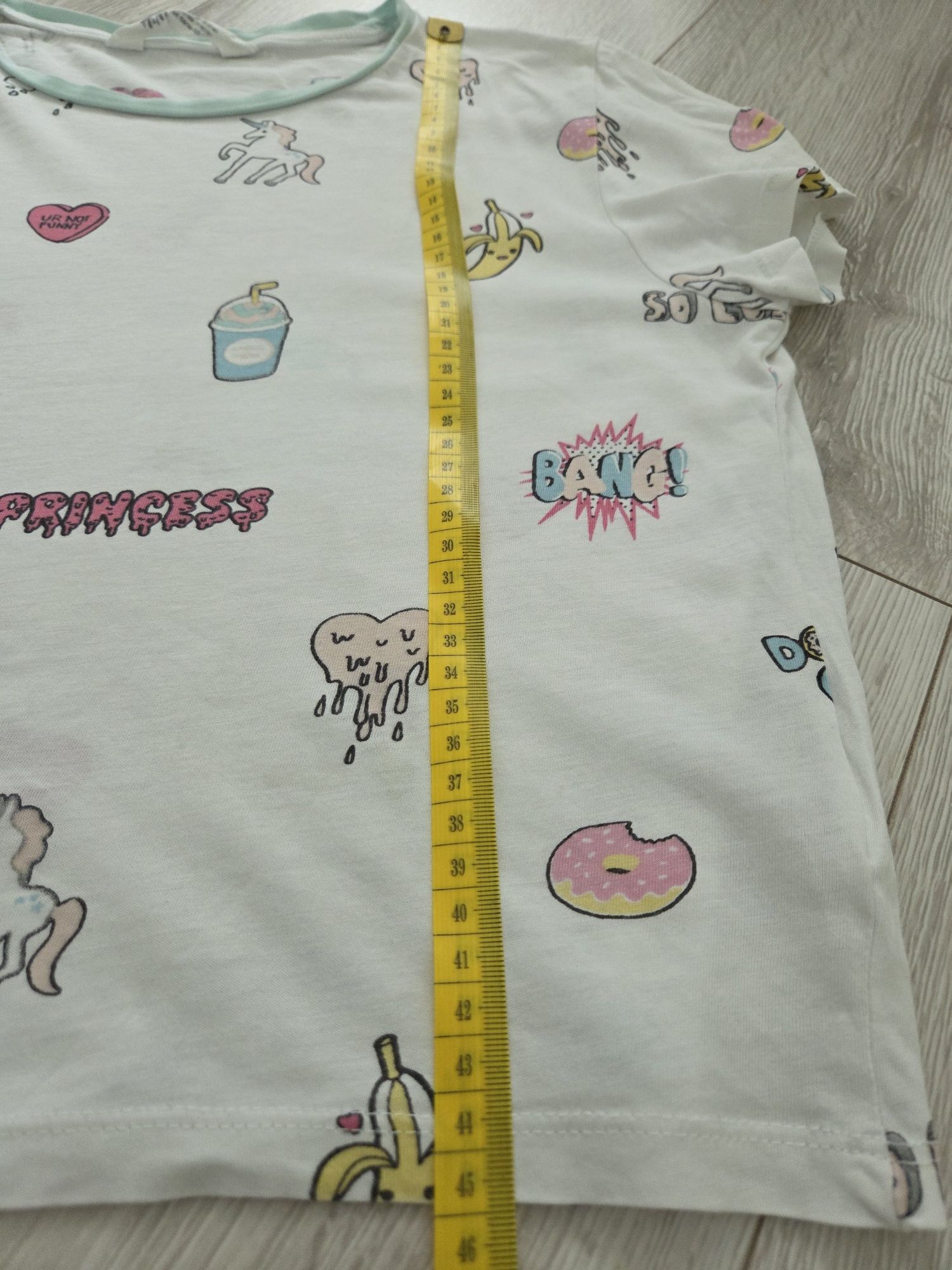 Bawełniana koszulka T-shirt H&M 10 11 12 lat