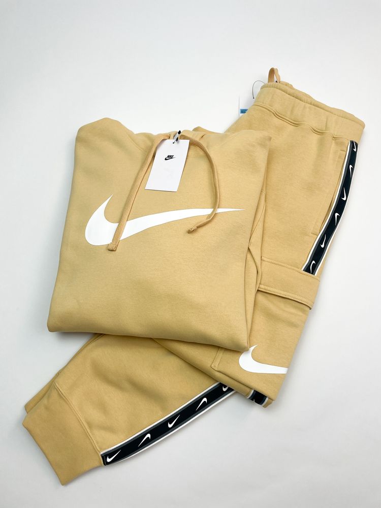 Оригінал! Чоловічий костюм Nike Repeat бежевий (S/M/L) З бірками!