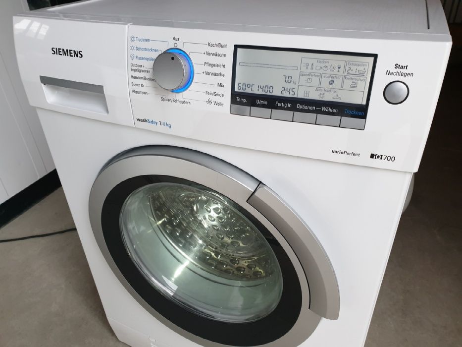 Пральна/стиральная/ машина Siemens IQ700 Wash & Dry 7/4 KG з Сушкою