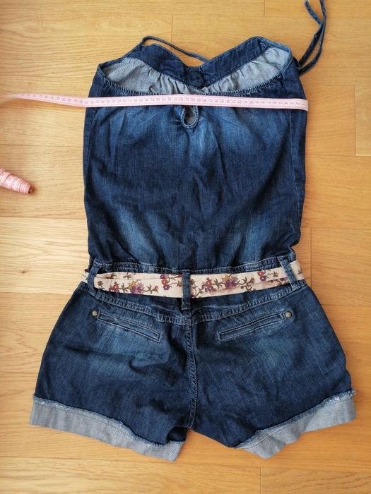 Kombinezon jeansowy Stradivarius M