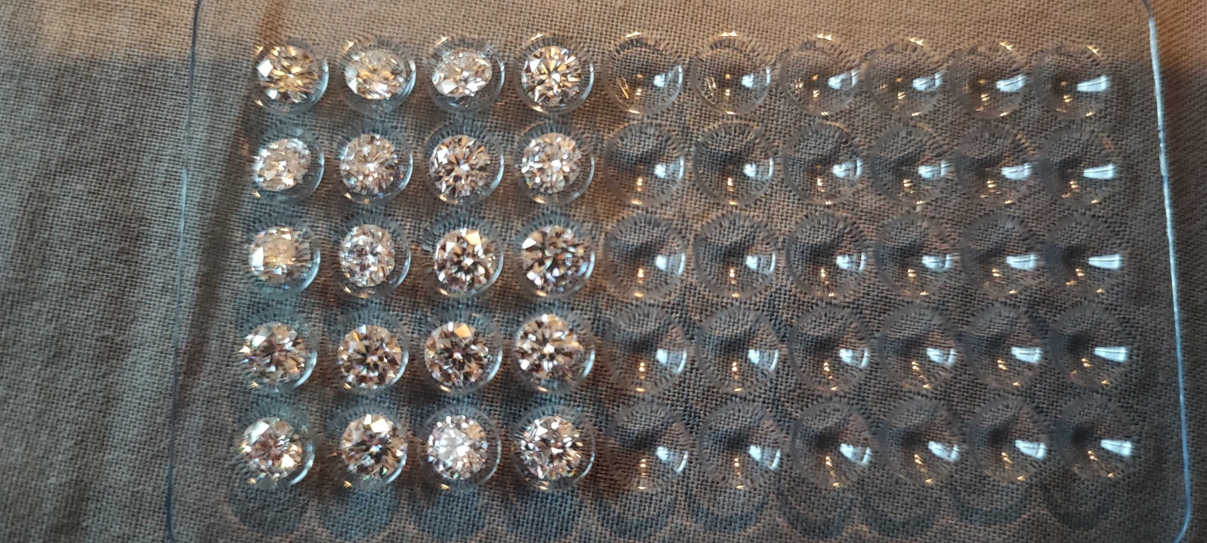 Moissanit 5mm D VVS, Brylant okrągły, wszystkie wymiary