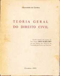 Teoria Geral do Direito Civil – Carlos da Mota Pinto 1972-73