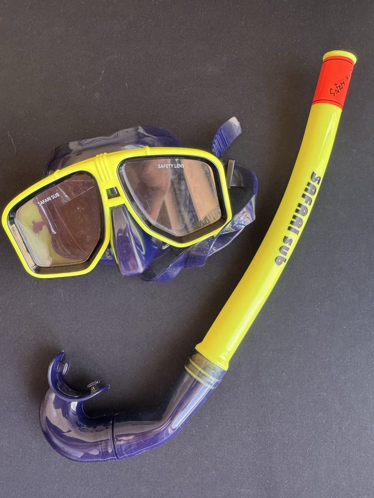 Máscara e Tubo de Snorkeling (conjunto)