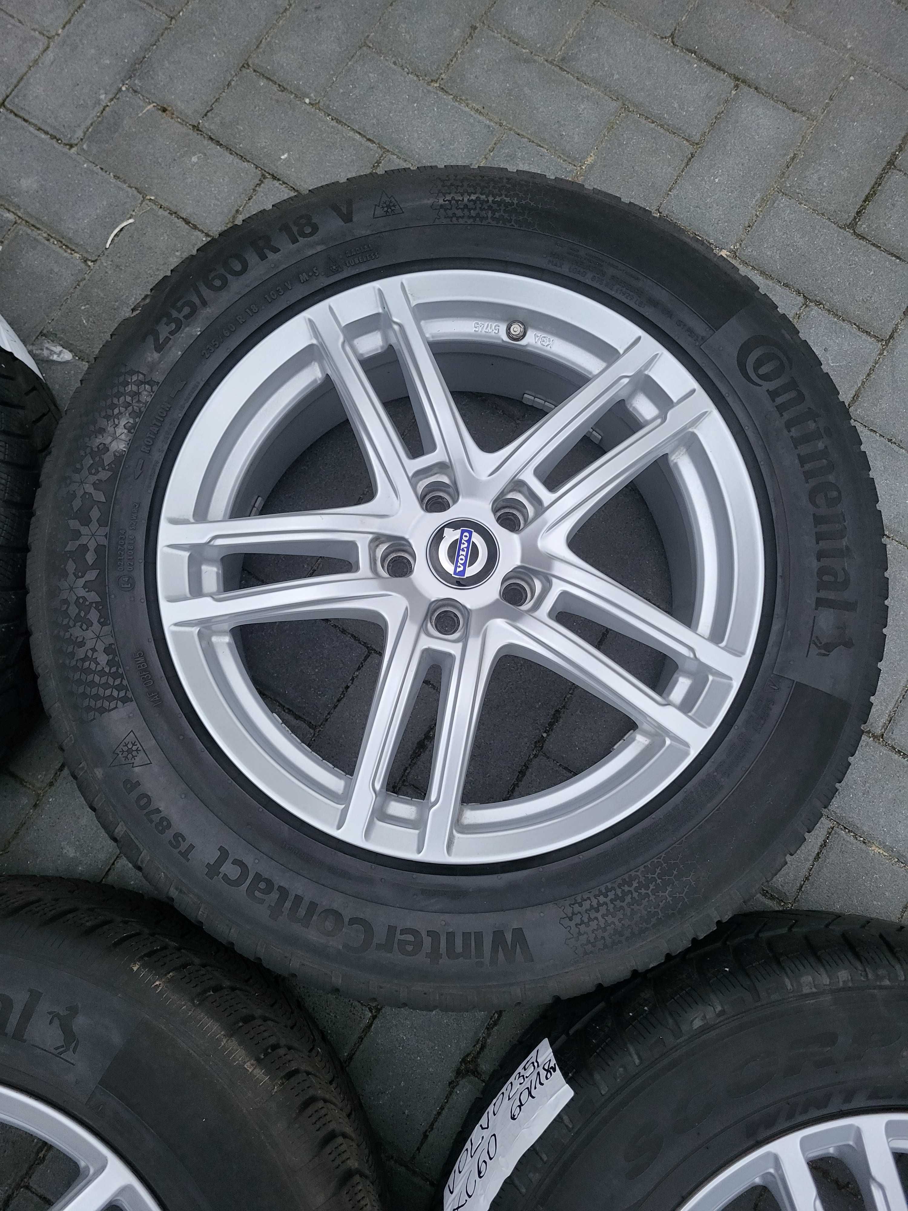 [k211] Koła zimowe 18 Cali 5x108 Pirelli 235/60/18 Volvo 22r Conti