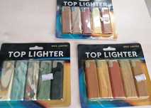 Isqueiros novos, 3 blisteres, todos por 5€
