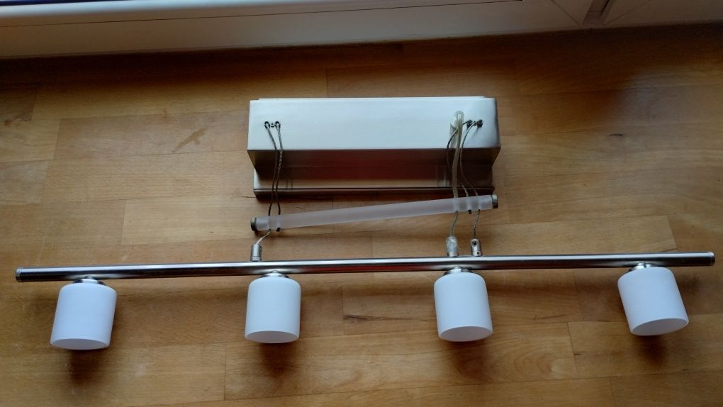 Lampa IKEA sufitowa wisząca stal nierdzewna regulowana jasność
