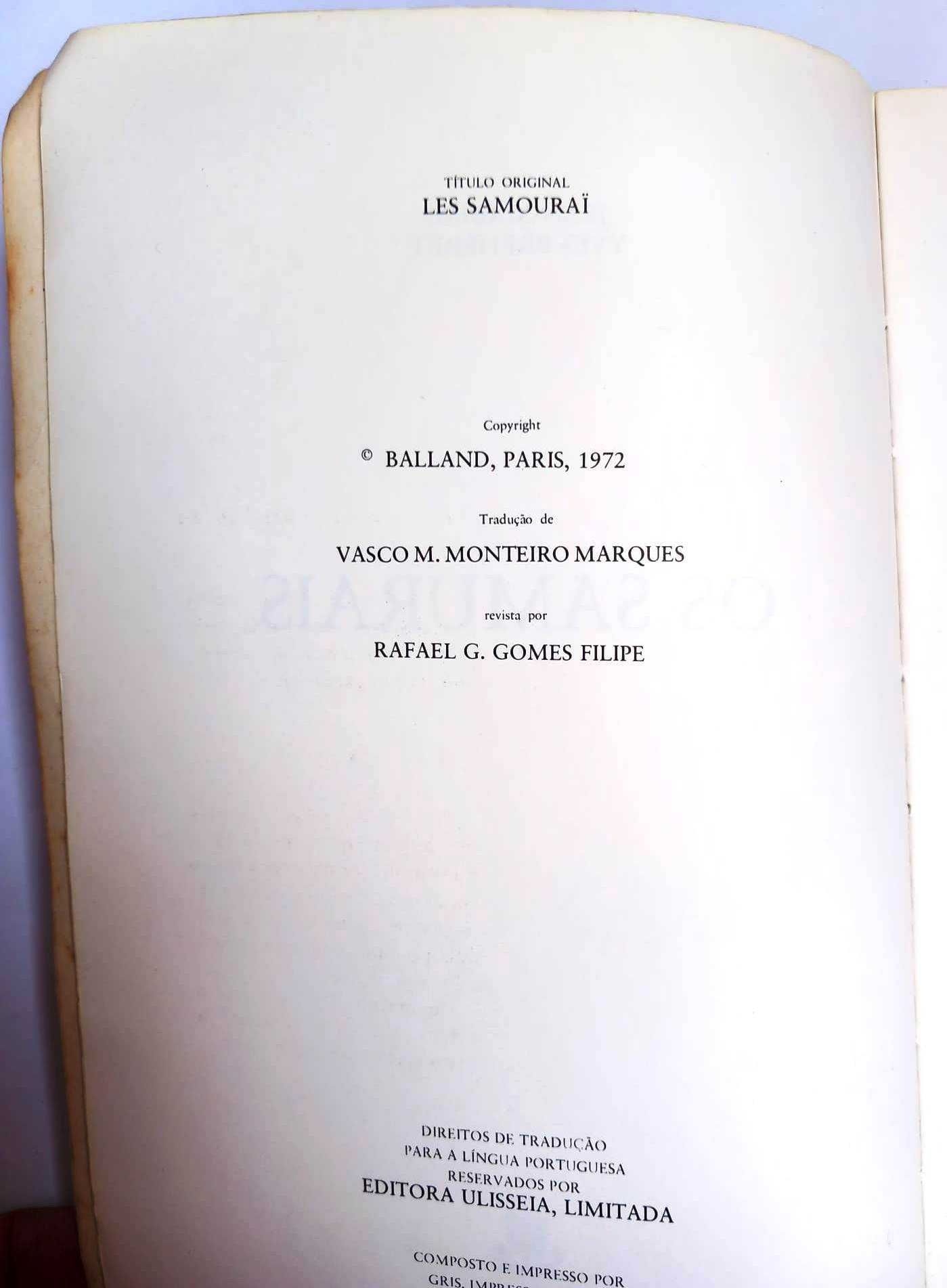 Os Samurais de Jean Mabire e Yves Bréhéret