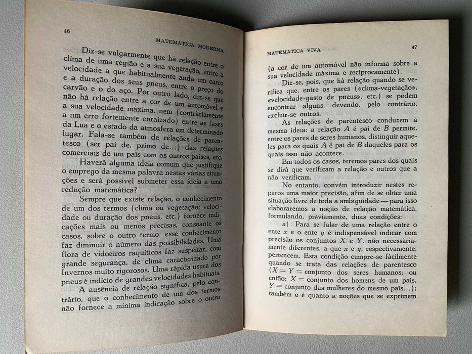 Matemática Moderna Matemática Viva, de André Revuz