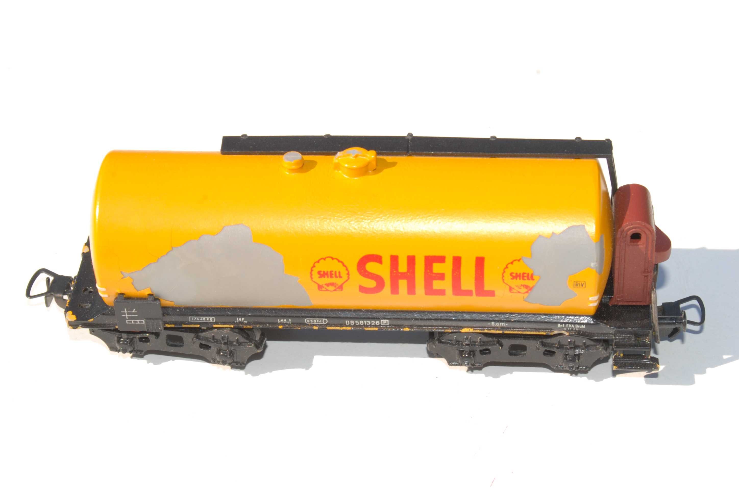 Stara zabawka wagon Cysterna Shell DB 581326  unikat kolekcjonerski