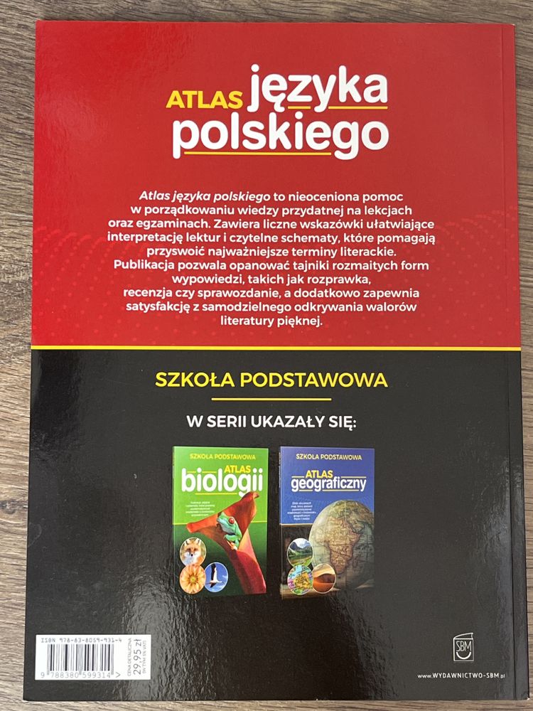 Atlas języka polskiego dla szkoły podstawowej