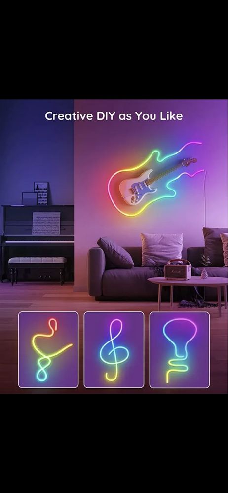 Govee Neon Rope Lights H61AO rgb стрічка