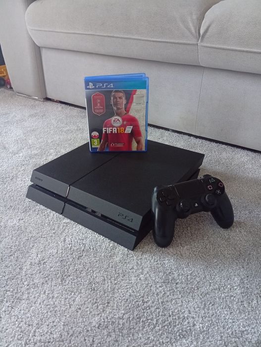 Konsola PlayStation 4 ps4 fat 1000gb fifa + oryginalny pad