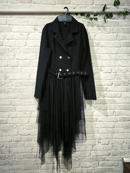 Сукня-піджак із фатиновою спідницею