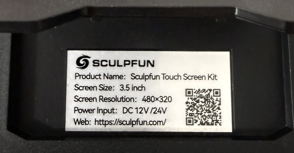 Touch screen Sculpfun