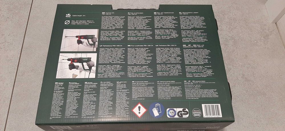 Młotowiertarka udarowa PARKSIDE PBH 1050 D4