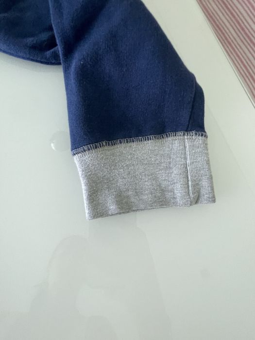 Camisola rapaz azul com capuz e efeito camisa por dentro Tiffosi 13/14