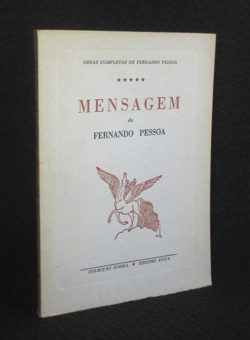 Livro Mensagem de Fernando Pessoa Ática 9ª edição 1970