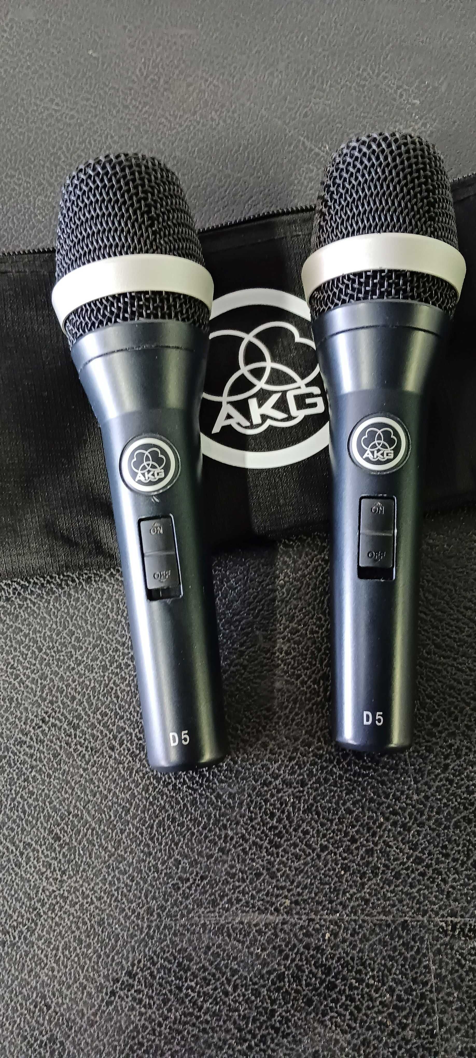 Microfones AKG D5 S - Em bom estado - valor dos dois