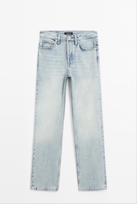 Джинси Massimo Dutti прямого крою з високою талією