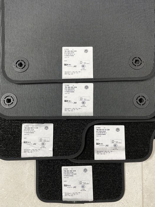 VW Sharan 7N dywaniki dywany welurowe komplet