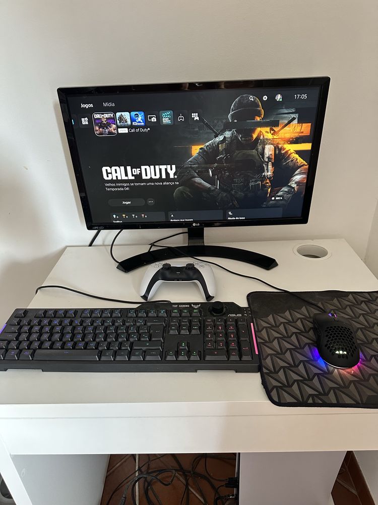 Ps5 / monitor/ mouse teclado/ jogo