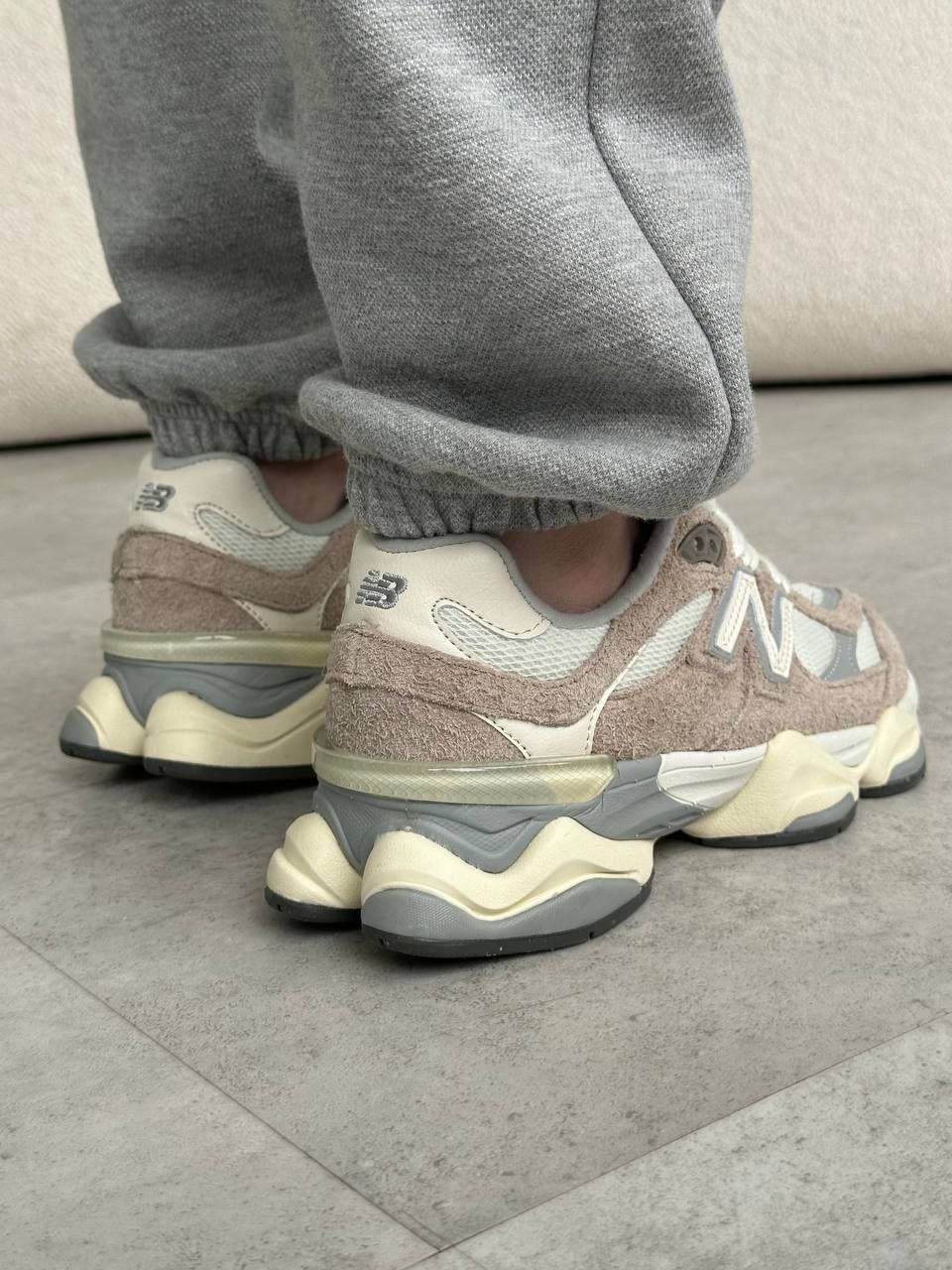 ‼️Нові New Balance 9060 Driftwood Stone/Стиль/Жіночі Кросівки/Взуття‼️