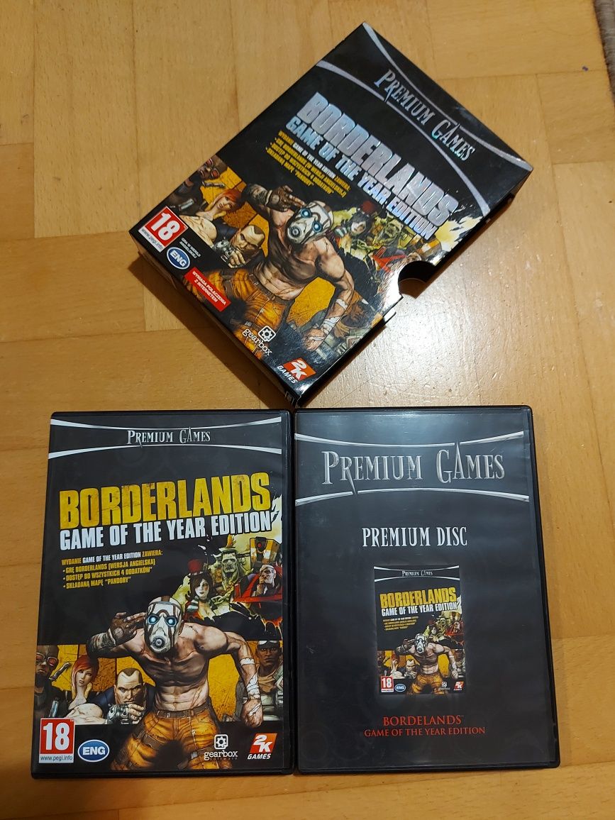 Borderlands GOTY na PC, plakat game of the year edition