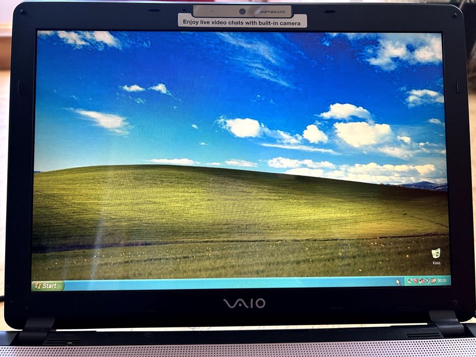 Laptop Sony Vaio retro USA, sprawny + zasilacz / lub na części
