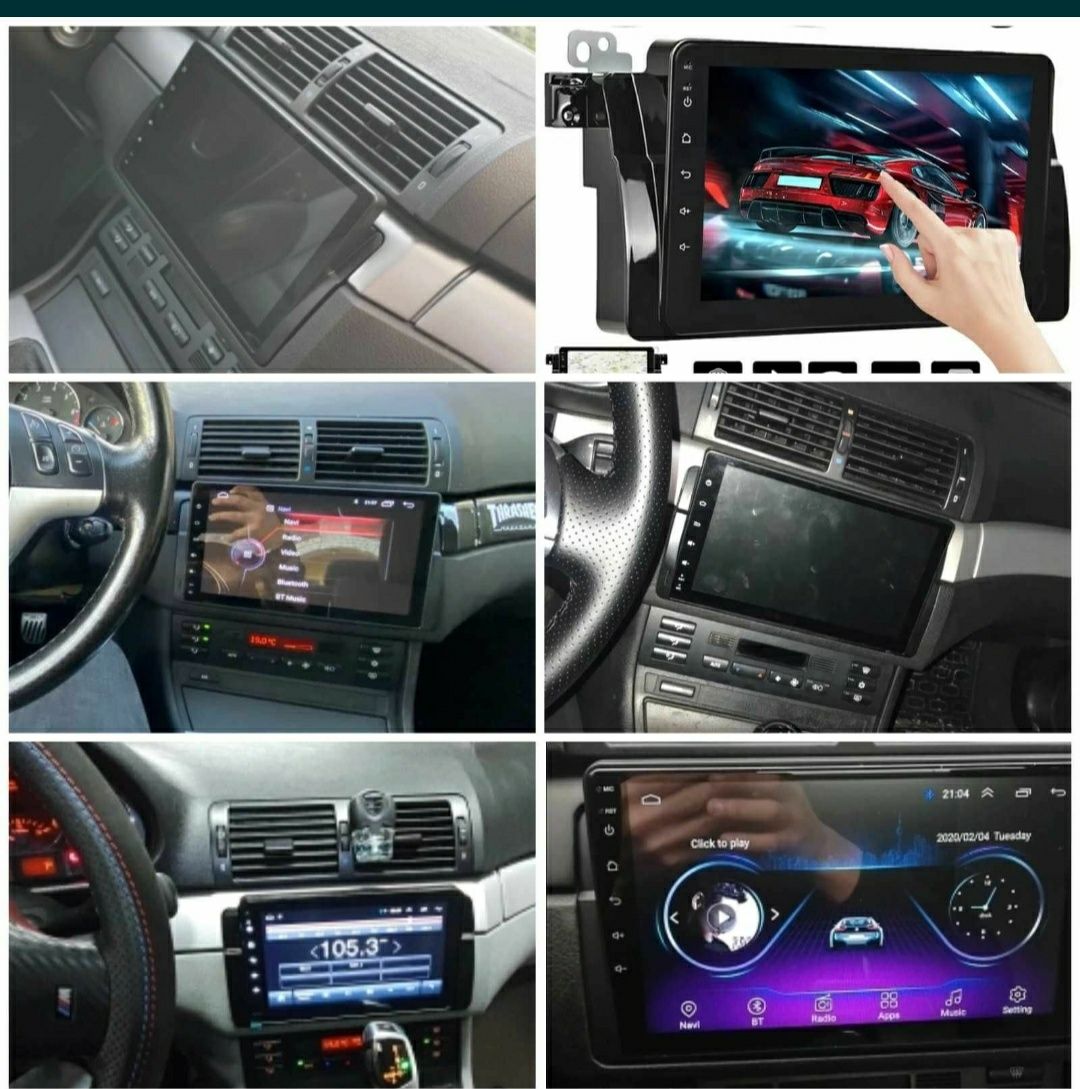 Rádio 2 din android BMW E46