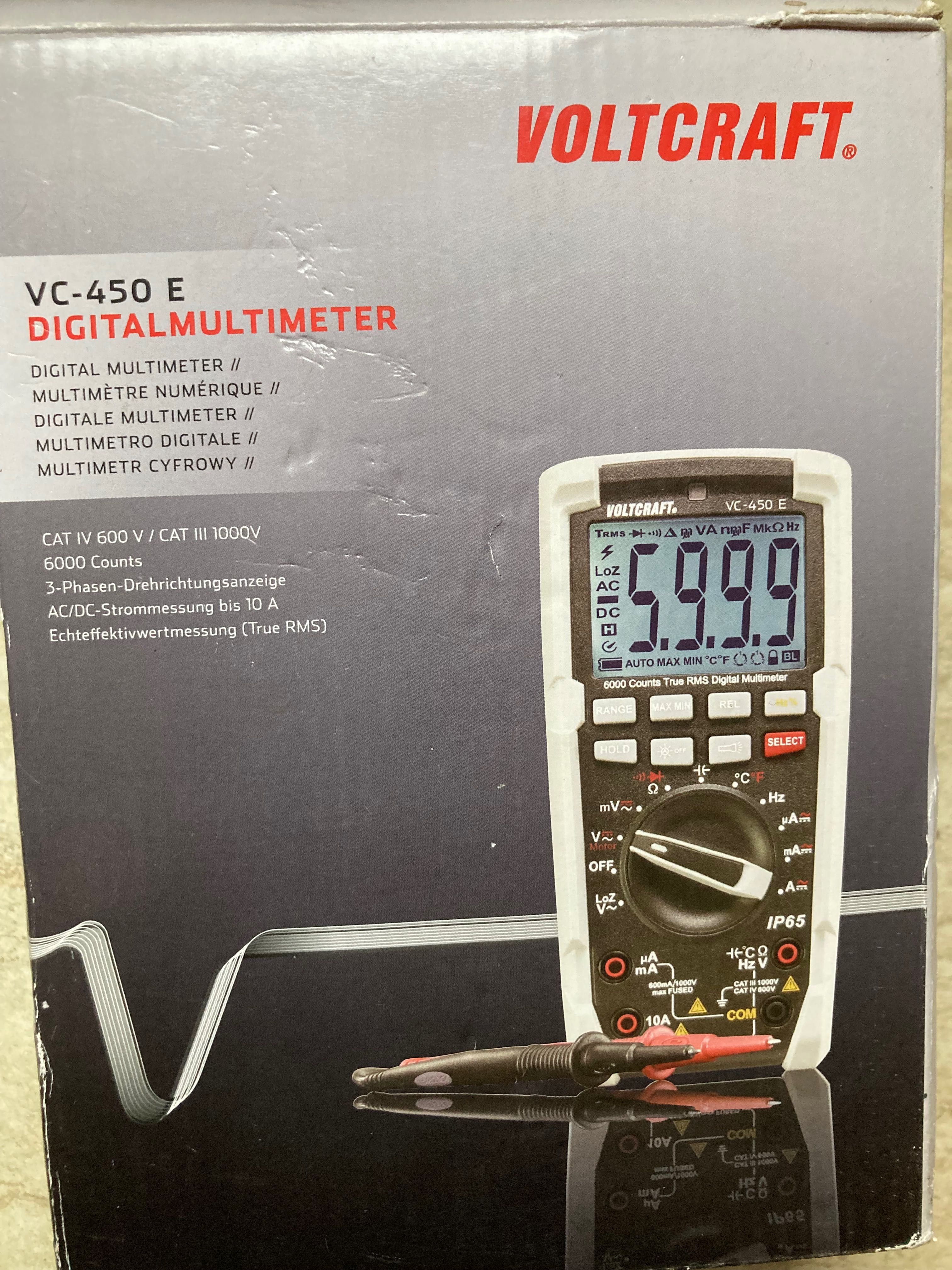 VOLTCRAFT VC450 E miernik multimetr