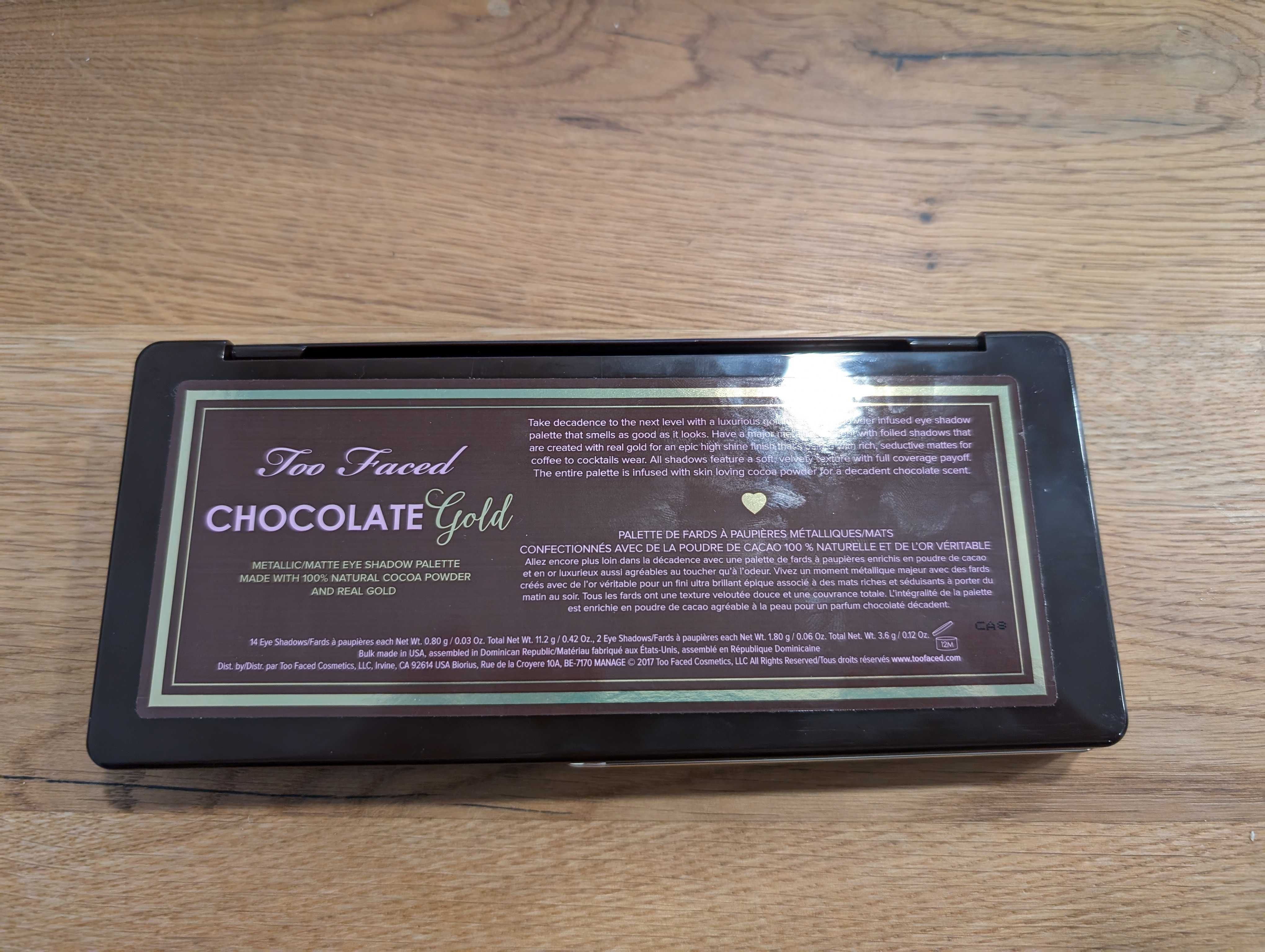 Cienie do powiek - Too Faced Chocolate Gold, Sylwester