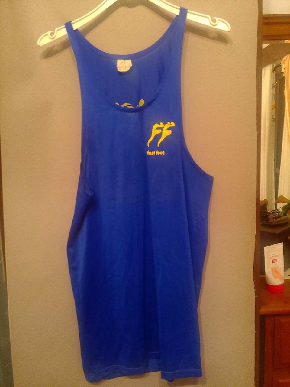 Camisola alças atletismo, old school
